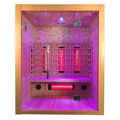 Persona radiante de la sauna 2 de la salud de la sauna canadiense casera del balneario de la cicuta del ODM