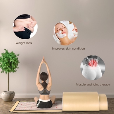 el Detox lejano de la sauna de la bóveda infrarroja de la fisioterapia del cuerpo 1200W sudó reclinado