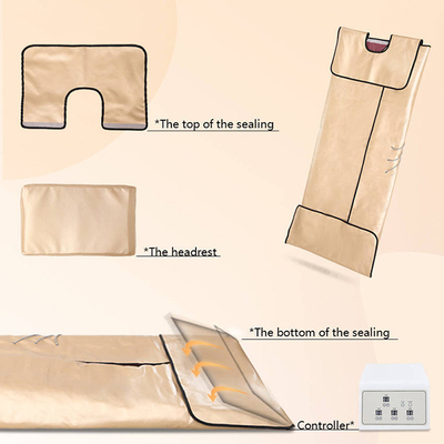 3 zonas que calientan el bolso combinado de la sauna del cuerpo de la pérdida de peso de la sauna infrarroja
