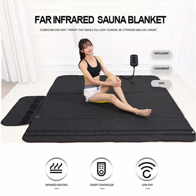 3 zonas que calientan el bolso combinado de la sauna del cuerpo de la pérdida de peso de la sauna infrarroja